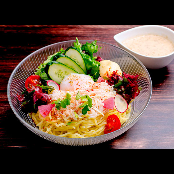 大ずわい蟹のカニマヨラーメンサラダ（麺1玉）